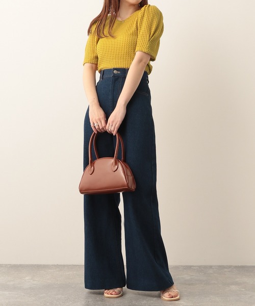 Heather（ヘザー）の「HEプレーンボストン　285049（ボストンバッグ・レディース・ブラック/ブラウン/アイボリー・ONE SIZE）」の17枚目の写真