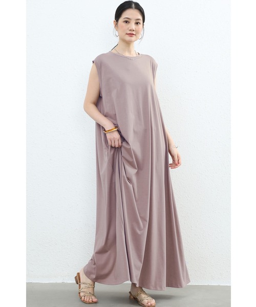 【大人気】SANDRO リブ編み ノースリーブワンピース セール】[2025 SUMMER COLLECTION][RAIN SHIELD][撥水加工][低