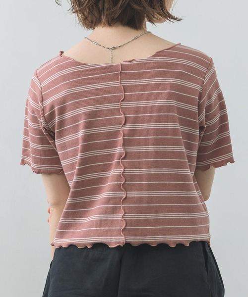 RETRO GIRL（レトロガール）の「テレコメロウアソートTee（Tシャツ/カットソー・レディース・ブラック/オフホワイト/イエロー/ブルー系その他3/ピンク系その他3・FREE）」の11枚目の写真