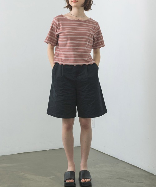 RETRO GIRL（レトロガール）の「テレコメロウアソートTee（Tシャツ/カットソー・レディース・ブラック/オフホワイト/イエロー/ブルー系その他3/ピンク系その他3・FREE）」の9枚目の写真