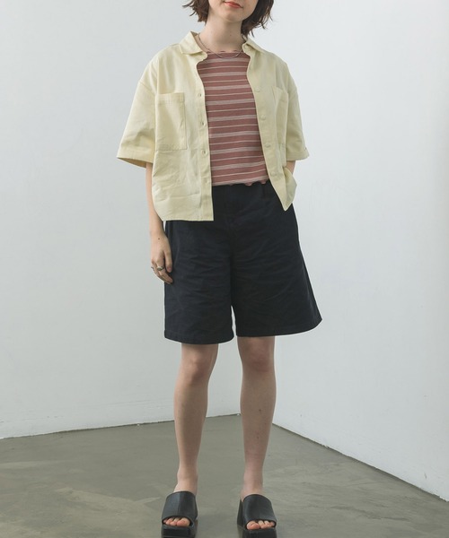 RETRO GIRL（レトロガール）の「テレコメロウアソートTee（Tシャツ/カットソー・レディース・ブラック/オフホワイト/イエロー/ブルー系その他3/ピンク系その他3・FREE）」の6枚目の写真