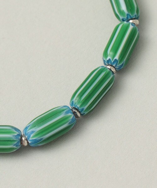 SHIPS(シップス)の「SHIPS: シェブロン ビーズ ブレスレット(ブレスレット・メンズ・グリーン/ブルー/オレンジ・ONE SIZE)」の6枚目の写真