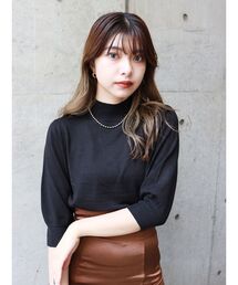 MURUA | ハーフスリーブパフニット(ニット/セーター)