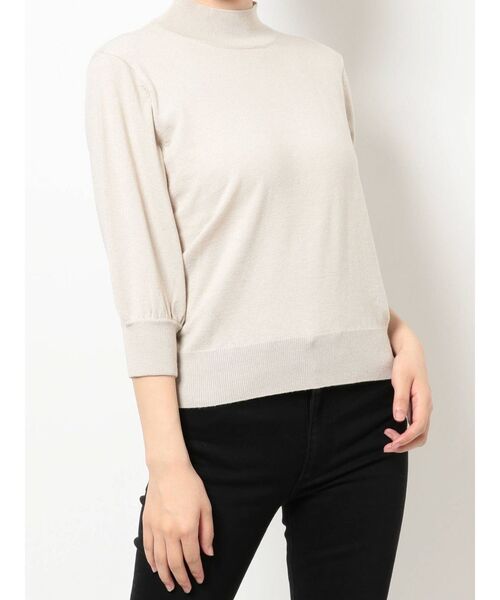 MURUA（ムルーア）の「ハーフスリーブパフニット（ニット/セーター・レディース・ブラック/オレンジ/グリーン/アイボリー・FREE）」の16枚目の写真