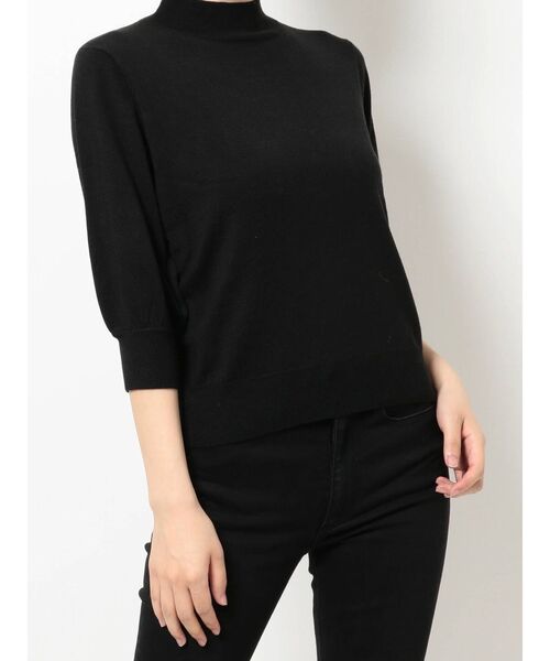 MURUA（ムルーア）の「ハーフスリーブパフニット（ニット/セーター・レディース・ブラック/オレンジ/グリーン/アイボリー・FREE）」の17枚目の写真