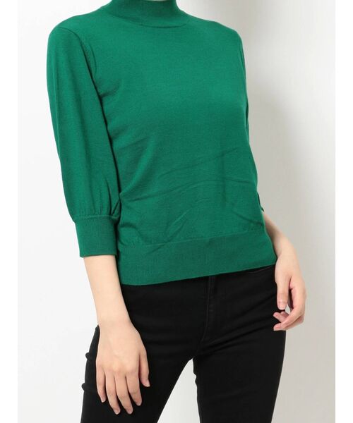 MURUA（ムルーア）の「ハーフスリーブパフニット（ニット/セーター・レディース・ブラック/オレンジ/グリーン/アイボリー・FREE）」の18枚目の写真