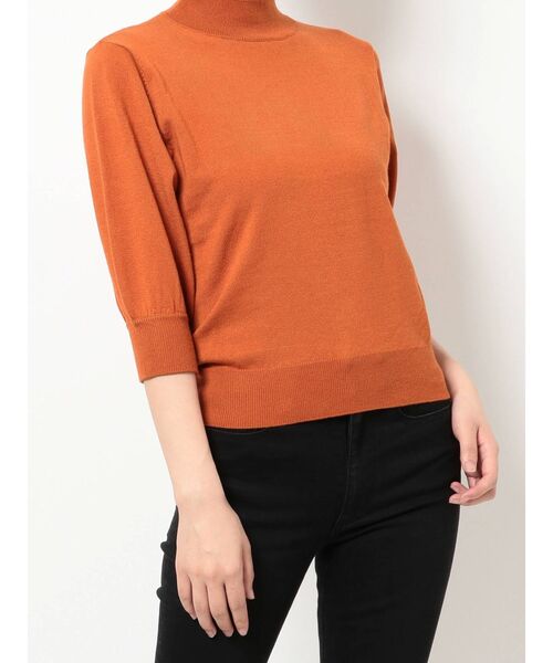 MURUA（ムルーア）の「ハーフスリーブパフニット（ニット/セーター・レディース・ブラック/オレンジ/グリーン/アイボリー・FREE）」の19枚目の写真