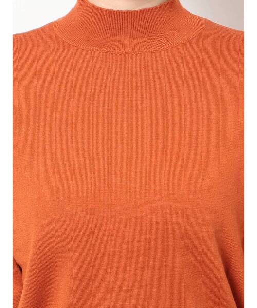 MURUA（ムルーア）の「ハーフスリーブパフニット（ニット/セーター・レディース・ブラック/オレンジ/グリーン/アイボリー・FREE）」の8枚目の写真