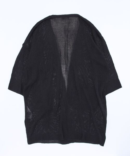 Samansa Mos2（サマンサ モスモス）の「麻調ロングカーディガン（カーディガン/ボレロ・レディース・ベージュ/グリーン/チャコール・ﾌﾘ-）」の9枚目の写真