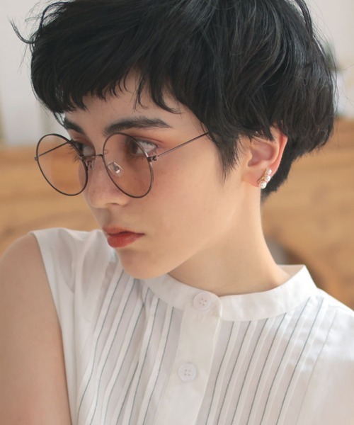 DONOBAN(ドノバン)の「【UVカット率 99%以上】メタルラウンド ライトカラーサングラス(サングラス・レディース・ライトブラウン/ライトブルー/ライトブラック・ONESIZE)」の14枚目の写真