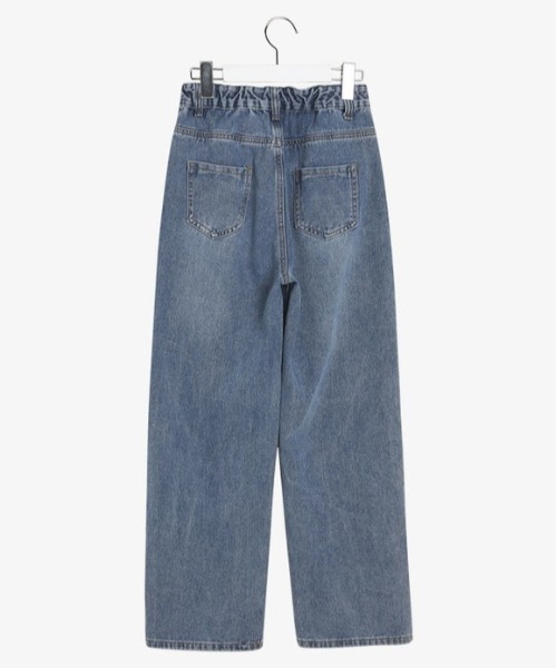 SONA(ソナ)の「SONYUNARA ウォッシングデニムパンツ(デニムパンツ・レディース・ブラック/ブルー・SMALL/MEDIUM/LARGE)」の18枚目の写真