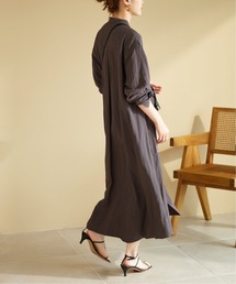 IENA - 美品 IENA イエナ ロングシャツ ワンピース ベルト付きの