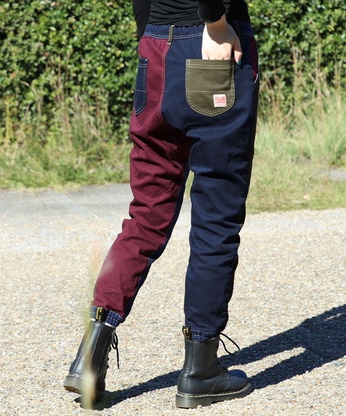 KRIFF MAYER Lady's Collection(クリフメイヤーレディースコレクション)の「マルチカラークライミングジョガー(その他パンツ・レディース・ライトブルー/ネイビー/グリーン/ダークブルー・MEDIUM/LARGE)」の3枚目の写真