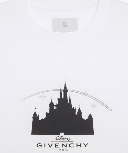 GIVENCHY（ジバンシイ）の「『Disney Castle』ジャージー スリムTシャツ（Tシャツ/カットソー・メンズ・ホワイト・L/XS/S/M）」の4枚目の写真