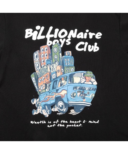 BILLIONAIRE BOYS CLUB（ビリオネア・ボーイズ・クラブ）の「BB BUMPIN T-SHIRT（Tシャツ/カットソー・メンズ・ブラック/ホワイト・XX-LARGE/MEDIUM/LARGE/X-LARGE）」の4枚目の写真