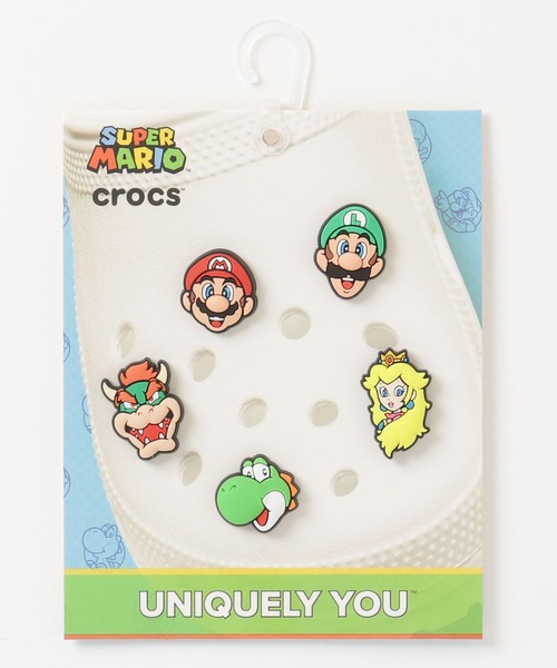 crocs(クロックス)の「crocs Jibbitz Super Mario 5 Pack / クロックス ジビッツ スーパー マリオ マリオ 5 pk(シューズアクセサリー・レディース・マルチ・FREE)」の2枚目の写真
