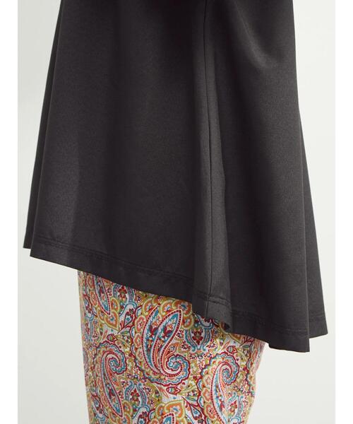 Green Parks(グリーンパークス)の「ビブヨーク切替ブラウス*(シャツ/ブラウス・レディース・ブラック/ストライプ/ホワイト系その他2/テラコッタ・FREE)」の10枚目の写真