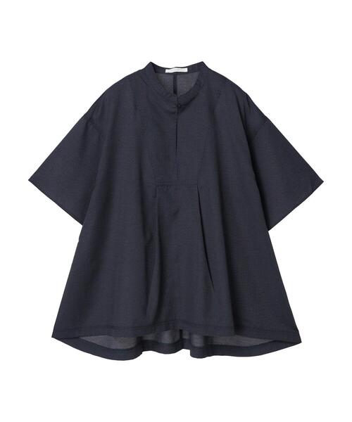 Green Parks(グリーンパークス)の「ビブヨーク切替ブラウス*(シャツ/ブラウス・レディース・ブラック/ストライプ/ホワイト系その他2/テラコッタ・FREE)」の13枚目の写真