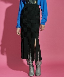 ハンドバスケットフリンジスカート【MAISON SPECIAL/メゾンスペシャル