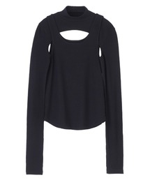 JOHN LAWRENCE SULLIVAN | WOOL LIB LAYERED TOP(Tシャツ/カットソー)