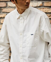 TOWN CRAFT/タウンクラフト レギュラーカラー リラックスシャツ/ワンポイント