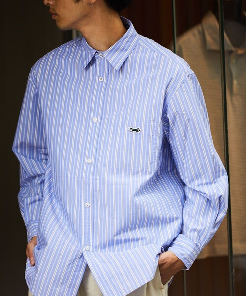 TOWNCRAFT（タウンクラフト）の「TOWN CRAFT/タウンクラフト レギュラーカラー リラックスシャツ/ワンポイント（シャツ/ブラウス・メンズ・ホワイト/ライトグレー/ブルー/ネイビー/ブルー系その他・SMALL/MEDIUM/LARGE）」の22枚目の写真