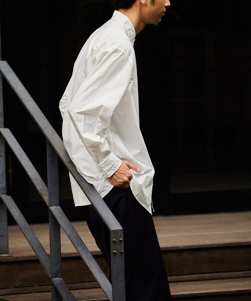 TOWNCRAFT（タウンクラフト）の「TOWN CRAFT/タウンクラフト レギュラーカラー リラックスシャツ/ワンポイント（シャツ/ブラウス・メンズ・ホワイト/ライトグレー/ブルー/ネイビー/ブルー系その他・SMALL/MEDIUM/LARGE）」の12枚目の写真