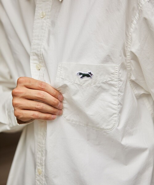 TOWNCRAFT（タウンクラフト）の「TOWN CRAFT/タウンクラフト レギュラーカラー リラックスシャツ/ワンポイント（シャツ/ブラウス・メンズ・ホワイト/ライトグレー/ブルー/ネイビー/ブルー系その他・SMALL/MEDIUM/LARGE）」の17枚目の写真