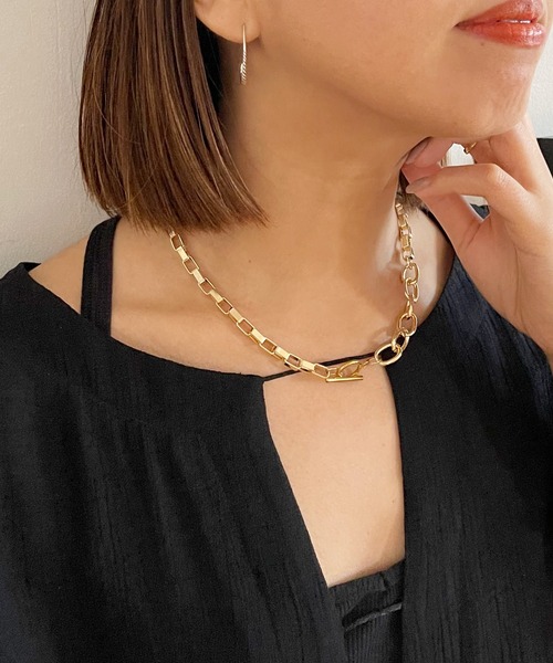 Shelly island（シェリーアイランド）の「チェーンネックレス（ネックレス・レディース・ゴールド・FREE）」の4枚目の写真