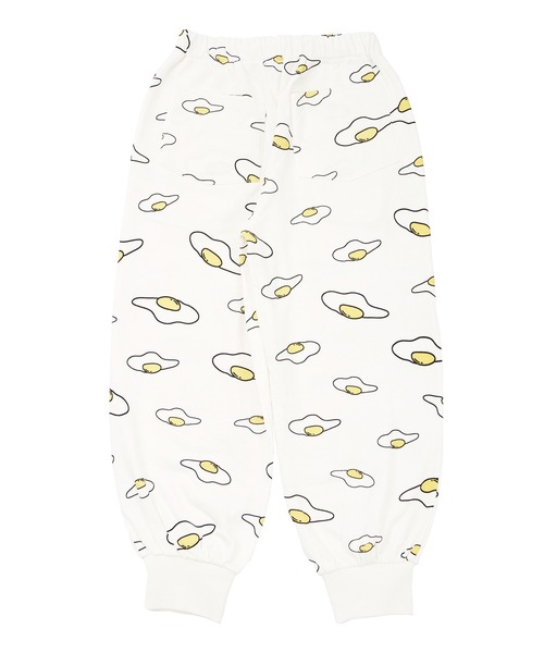 PUNYUS（プニュズ）の「目玉焼き総柄スウェットパンツ（スウェットパンツ・レディース・ホワイト/ブラック・1/2/4/3）」の12枚目の写真