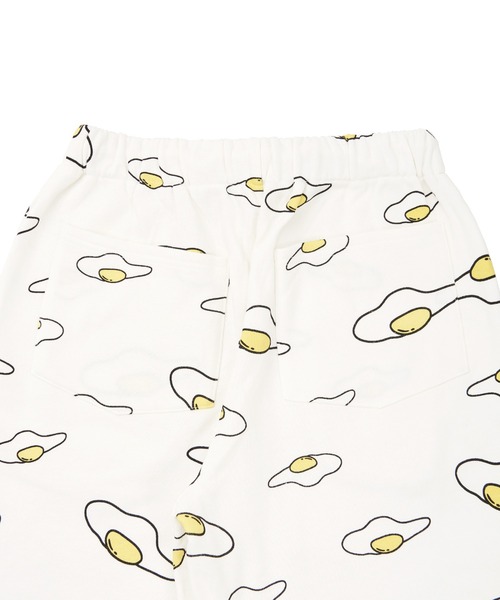 PUNYUS（プニュズ）の「目玉焼き総柄スウェットパンツ（スウェットパンツ・レディース・ホワイト/ブラック・1/2/4/3）」の13枚目の写真