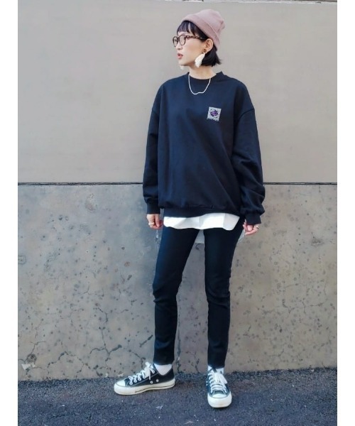 HONEYSUCKLE ROSE(ハニーサックルローズ)の「【HONEYSUCKLE ROSE】裾シャツ切替ロンT(Tシャツ/カットソー・レディース・ホワイト/グレー×ホワイト・S/M/L)」の20枚目の写真