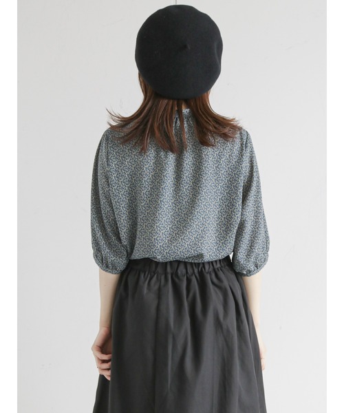 ehka sopo（エヘカソポ）の「ウールベレー帽（ハンチング/ベレー帽・レディース・ブラック/グリーン/ボルドー・ﾌﾘ-）」の6枚目の写真