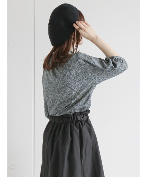 ehka sopo（エヘカソポ）の「ウールベレー帽（ハンチング/ベレー帽・レディース・ブラック/グリーン/ボルドー・ﾌﾘ-）」の8枚目の写真