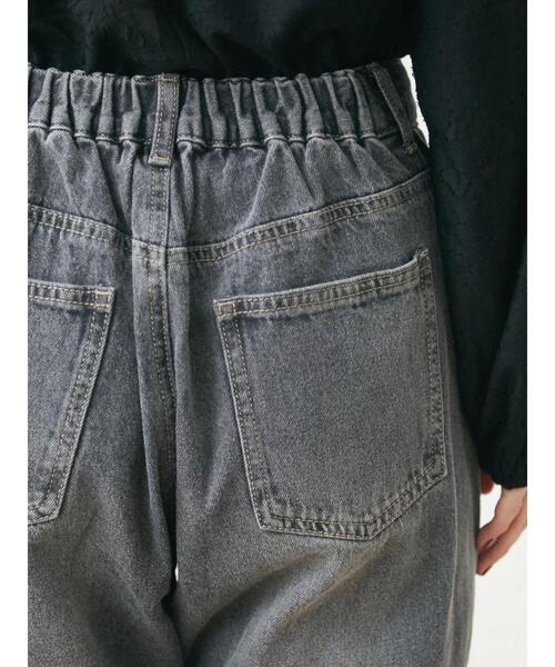 Green　Parks（グリーンパークス）の「・SUGAR SPOON カラーデニムフレアパンツ（デニムパンツ・レディース・ブラック/ピンク/グリーン/ライトインディゴブルー・FREE）」の18枚目の写真