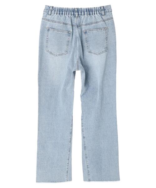 Green　Parks（グリーンパークス）の「・SUGAR SPOON カラーデニムフレアパンツ（デニムパンツ・レディース・ブラック/ピンク/グリーン/ライトインディゴブルー・FREE）」の17枚目の写真