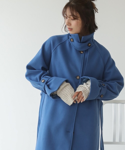 frames RAY CASSIN（フレームスレイカズン）の「WEB限定 リブアームウォーマー バラクラバ/ネックウォーマー別売り（アームカバー・レディース・ブラック系/オートミール/イエロー×グリーン/ターコイズブルー/キャメル/スミクロ・FREE）」の14枚目の写真