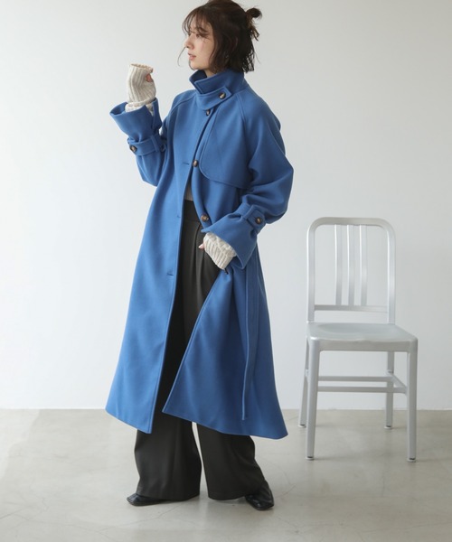 frames RAY CASSIN（フレームスレイカズン）の「WEB限定 リブアームウォーマー バラクラバ/ネックウォーマー別売り（アームカバー・レディース・ブラック系/オートミール/イエロー×グリーン/ターコイズブルー/キャメル/スミクロ・FREE）」の15枚目の写真