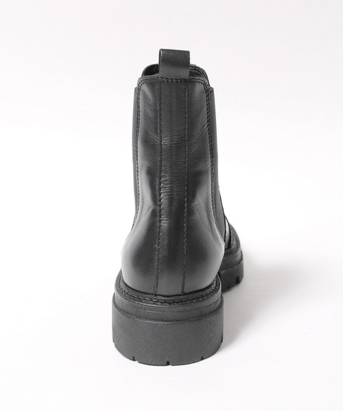 eness（エネス）の「ENESS/エネス サイドゴアブーツ レザーブーツ ショートブーツ（ブーツ・メンズ・ブラック/ベージュ・37/36/39/38）」の4枚目の写真