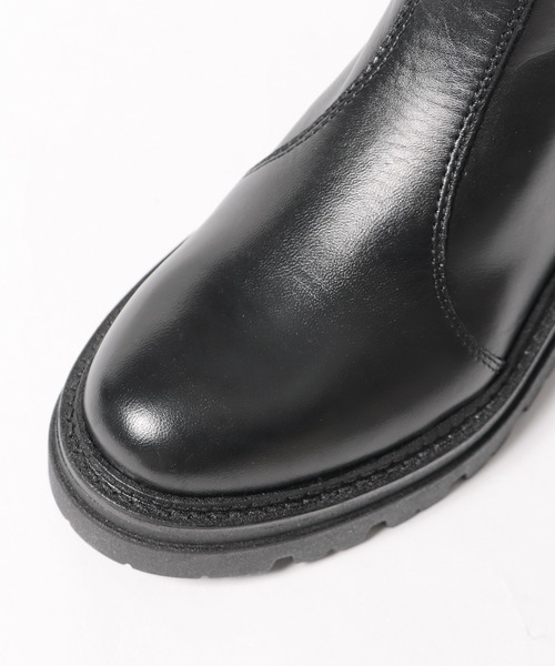 eness（エネス）の「ENESS/エネス サイドゴアブーツ レザーブーツ ショートブーツ（ブーツ・メンズ・ブラック/ベージュ・37/36/39/38）」の6枚目の写真