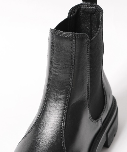eness（エネス）の「ENESS/エネス サイドゴアブーツ レザーブーツ ショートブーツ（ブーツ・メンズ・ブラック/ベージュ・37/36/39/38）」の7枚目の写真