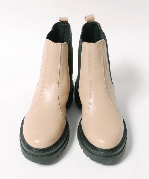 eness（エネス）の「ENESS/エネス サイドゴアブーツ レザーブーツ ショートブーツ（ブーツ・メンズ・ブラック/ベージュ・37/36/39/38）」の13枚目の写真