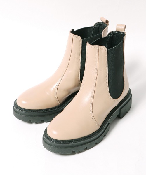 eness（エネス）の「ENESS/エネス サイドゴアブーツ レザーブーツ ショートブーツ（ブーツ・メンズ・ブラック/ベージュ・37/36/39/38）」の14枚目の写真