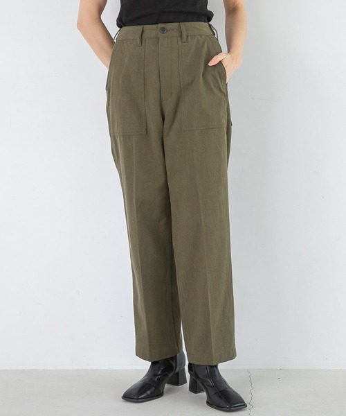 A part by(アパートバイ)の「センタープレスベイカーパンツ 164802(その他パンツ・レディース・ベージュ/カーキ・MEDIUM/LARGE)」の12枚目の写真