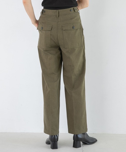 A part by(アパートバイ)の「センタープレスベイカーパンツ 164802(その他パンツ・レディース・ベージュ/カーキ・MEDIUM/LARGE)」の14枚目の写真