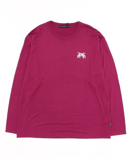 roarguns（ロアーガンズ）の「DOUBLE CROSSGUN KNIT（ニット/セーター・メンズ・パープル/ブラック・4/3）」の2枚目の写真