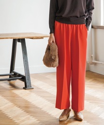 OPAQUE.CLIP | ストレッチダブルクロス イージーワイドパンツ(その他パンツ)