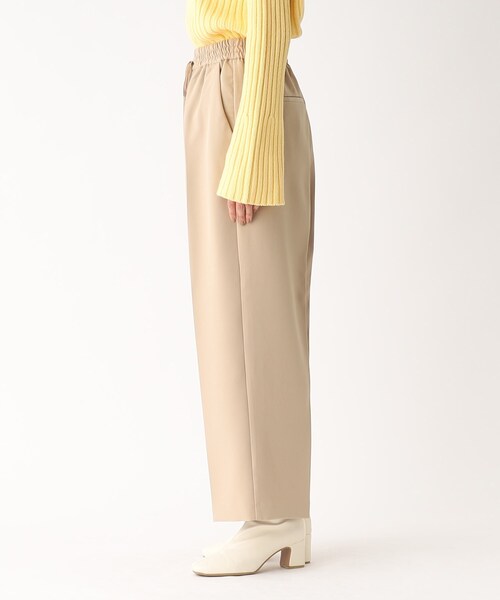 OPAQUE.CLIP（オペークドットクリップ）の「◆ストレッチダブルクロス イージーワイドパンツ（その他パンツ・レディース・アイボリー/ブラック/ベージュ/オレンジ・34/42/40/38/36）」の6枚目の写真