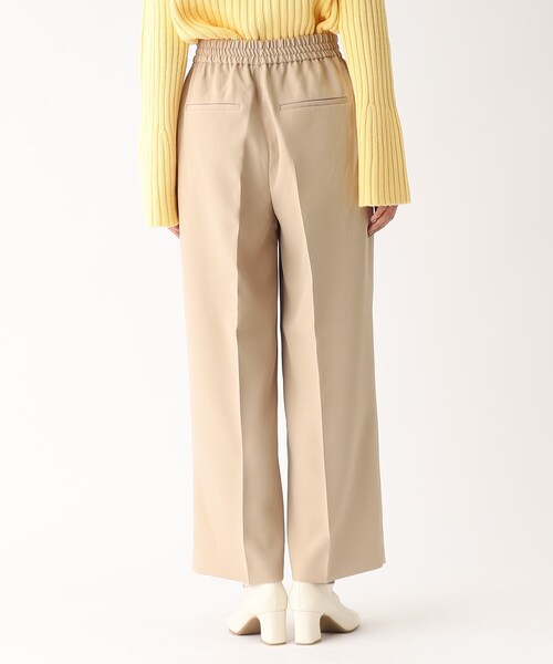 OPAQUE.CLIP（オペークドットクリップ）の「◆ストレッチダブルクロス イージーワイドパンツ（その他パンツ・レディース・アイボリー/ブラック/ベージュ/オレンジ・34/42/40/38/36）」の8枚目の写真