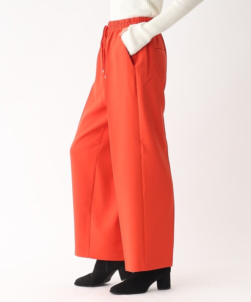 OPAQUE.CLIP（オペークドットクリップ）の「◆ストレッチダブルクロス イージーワイドパンツ（その他パンツ・レディース・アイボリー/ブラック/ベージュ/オレンジ・34/42/40/38/36）」の18枚目の写真